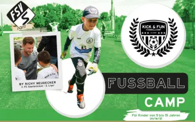 Kick & Fun Fußballcamp 2026 in Saarwellingen – jetzt anmelden